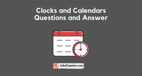 Calendar Aptitude Questions And Answers Clock And Calendar Questions - Clock And Calendar Questions