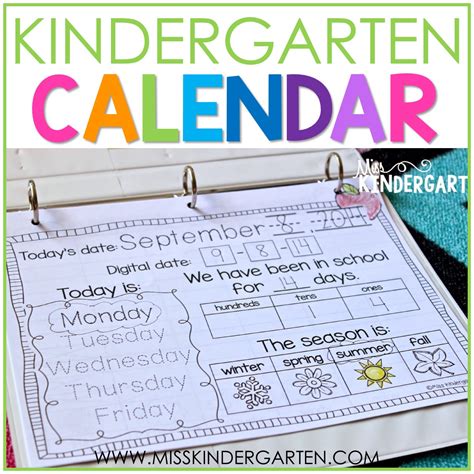 Calendar Time In Kindergarten Miss Kindergarten Calendar Chart For Kindergarten - Calendar Chart For Kindergarten