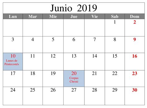Calendario de junio: días festivos, eventos y curiosidades