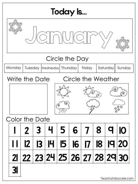 Calender Worksheet For Pre Kindergarten   Free Printable October Calendar Worksheet For Kids - Calender Worksheet For Pre Kindergarten