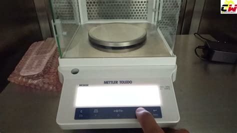Calibrate Toledo Scale
