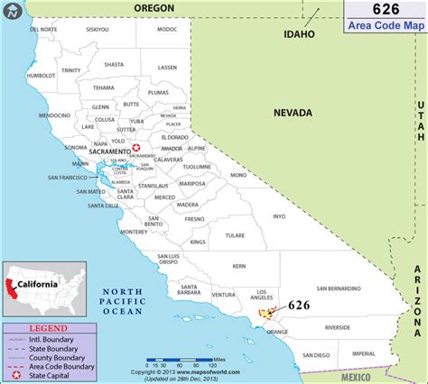 california 626 area code