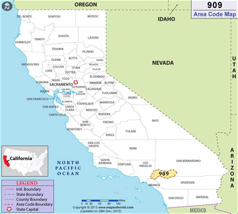 california area code 909