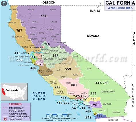 california area codes