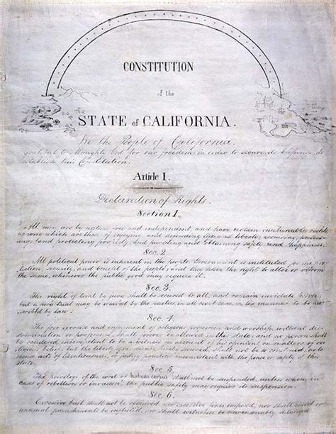 california constitution