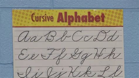 California Mandates Cursive Handwriting Instruction In Elementary Schools Cursive Writing In School - Cursive Writing In School