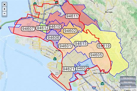 california oakland zip code