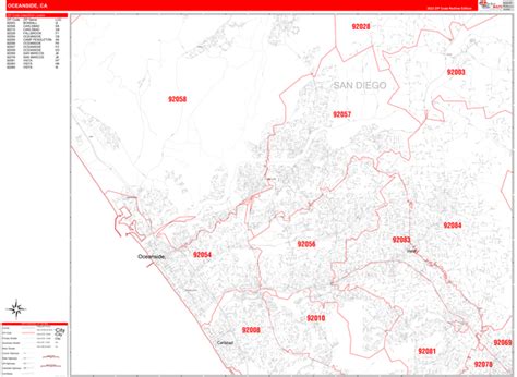california oceanside zip code