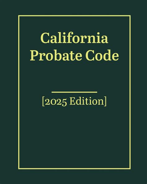 california probate code