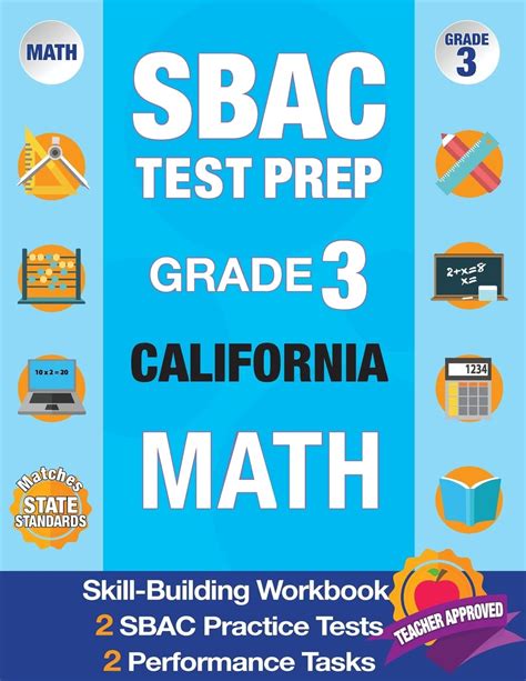 California Test Prep Sbac Practice Book English Language Arts Grade 3 Preparation For The Smarter Balanced Elaliteracy Assessments