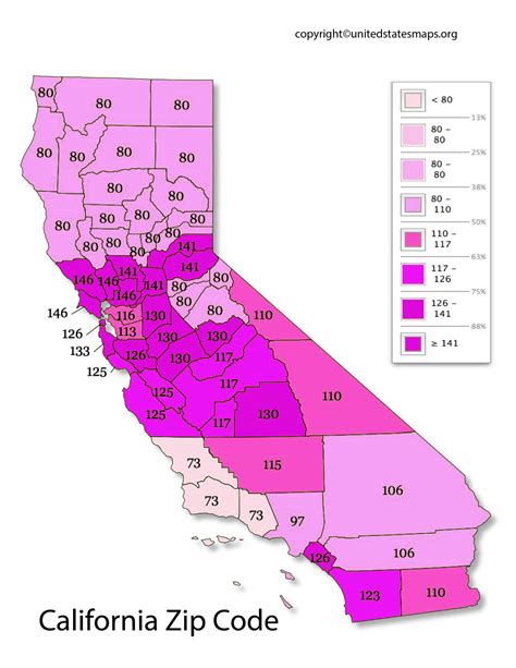 california zip codes list