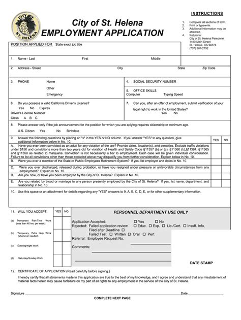 Full Download California Employment Application Guidelines 