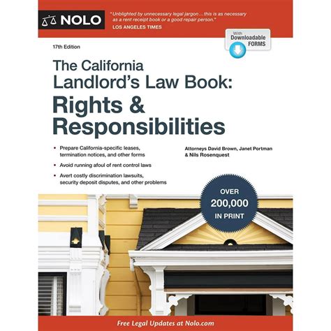 Full Download California Landlords Law Book The Rights Responsibilities California Landlords Law Book Rights And Responsibilities 