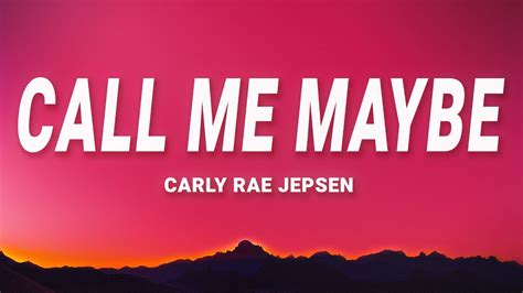 Call It Maybe