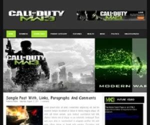 call of duty blogger template