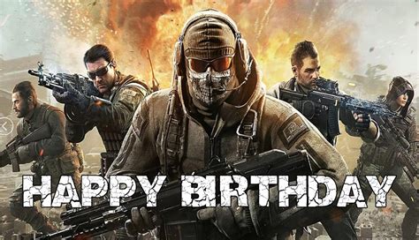 Call Of Duty Happy Birthday Sign