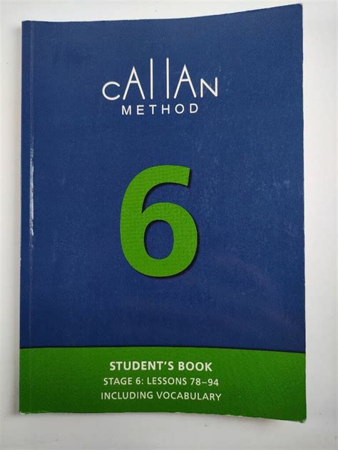 Callan Method 6