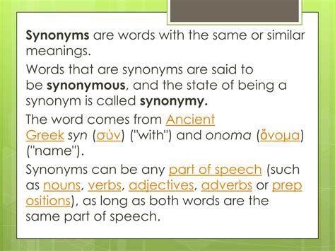 Called For Synonym