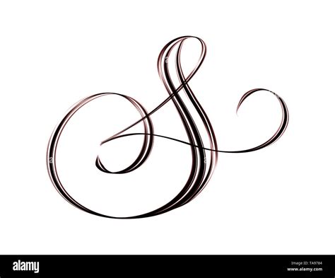 Calligraphy Alphabet S