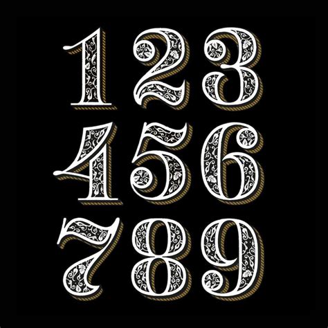 Calligraphy Lettering Numbers Illustrations Amp Vectors Dreamstime Calligraphy Numbers 110 - Calligraphy Numbers 110