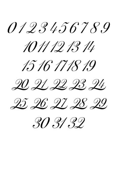 Calligraphy Numbers Images Free Download On Freepik Calligraphy Numbers 1 10 - Calligraphy Numbers 1 10