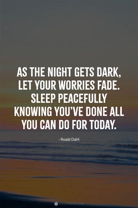 Calm Night Quotes
