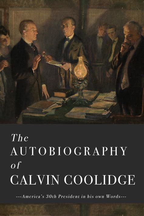 calvin coolidge autobiography template