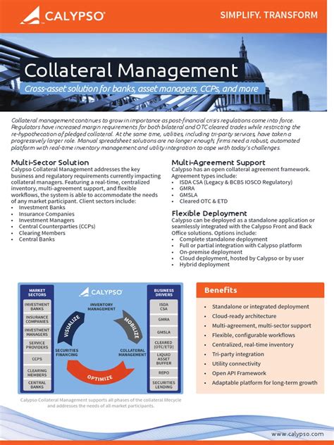 Calypso Collateral Management