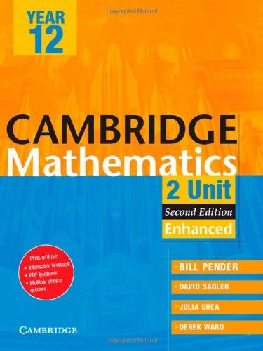 Cambridge 2 Unit Mathematics Year 12 2ed Colour Version Student Cd Rom Cambridge Secondary Maths Australia