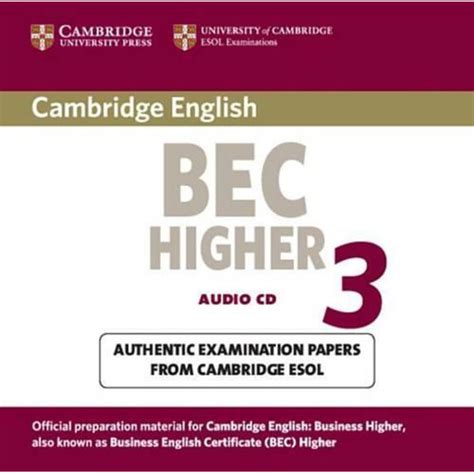 Cambridge Bec Higher 3 Self Study Pack