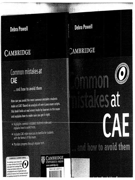 Cambridge Cae Common Mistakes