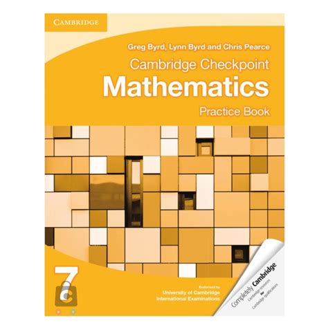 Cambridge Checkpoint Mathematics Practice Book 9 Cambridge International Examinations