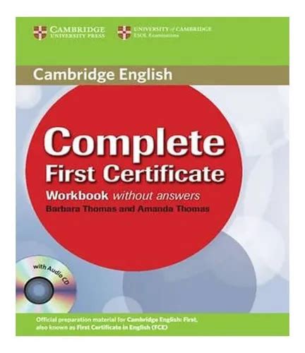 Cambridge Complete First Certificate Without Answers