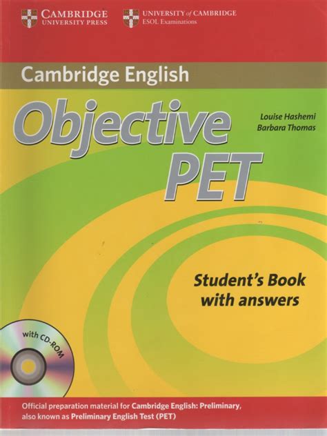 cambridge english objective pet