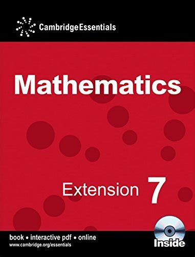 Cambridge Essentials Mathematics Extension 7 Answers