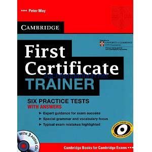 Cambridge First Certificate Trainer With Answers 4