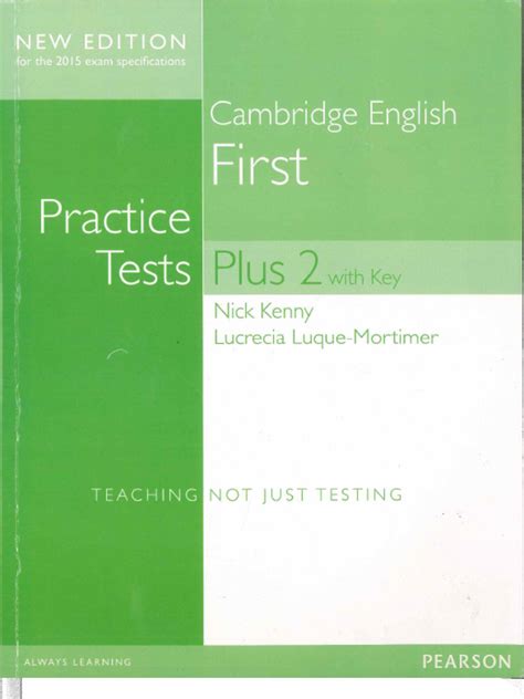 Cambridge First Practice Tests Plus New Edition S