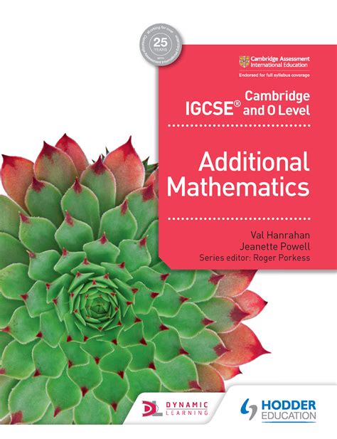 Cambridge Igcse And O Level Additional Mathematics Coursebook Additional Math - Additional Math