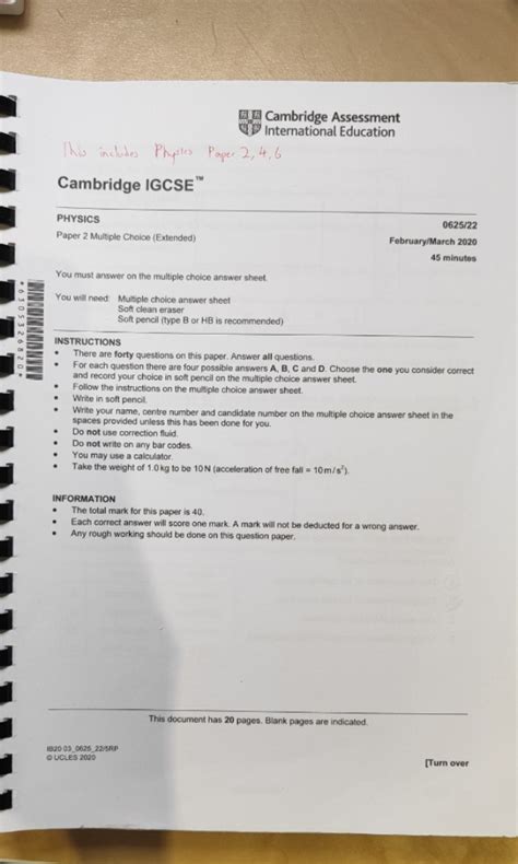 cambridge igcse physics past papers ibizzy