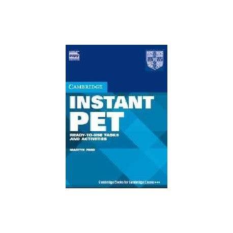 cambridge instant pet