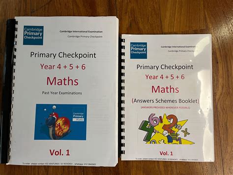 cambridge primary checkpoint year 6 math