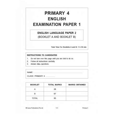 Cambridge Primary Examination Papers