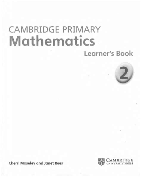 Cambridge Primary Key Stage 2 Papers