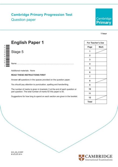 Cambridge Primary Test Past Papers Grade 3 Bing