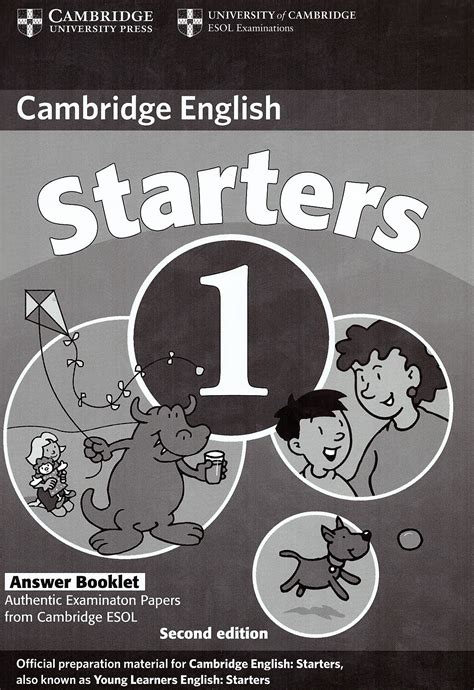 Cambridge Starters 1 Answer Booklet Examination Papers From The University Of Cambridge Local Examin