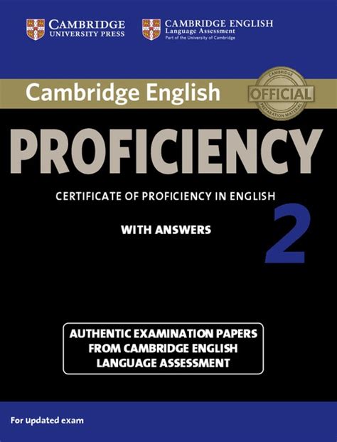 Read Online Cambridge Certificate Of Proficiency In English 2 Students Book With Answers Examination Papers From The University Of Cambridge Local Examinations Syndicate Cpe Practice Tests Bk2 