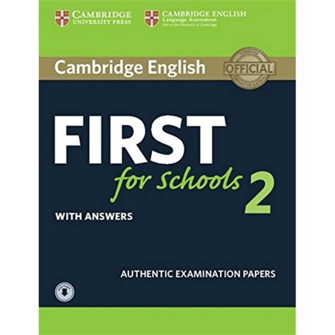 Read Cambridge English First For Schools 1 Self Study Pack Students Book With Answers And Audio Cds 2 Authentic Examination Papers From Cambridge Esol Fce Practice Tests 