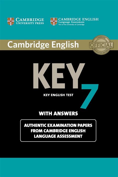 Full Download Cambridge English Key 7 Students Book With Answers Authentic Examination Papers From Cambridge English Language Assessment Ket Practice Tests 