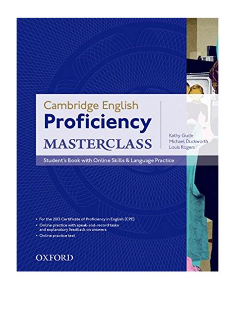 Download Cambridge English Proficiency Cpe Masterclass Teachers Pack New Edition 2013 