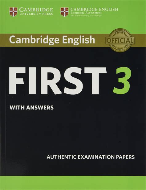 Download Cambridge First Certificate In English 3 For Updated Exam Self Study Pack Students Book With Answers And Audio Cds Examination Papers From Esol Examinations Fce Practice Tests 